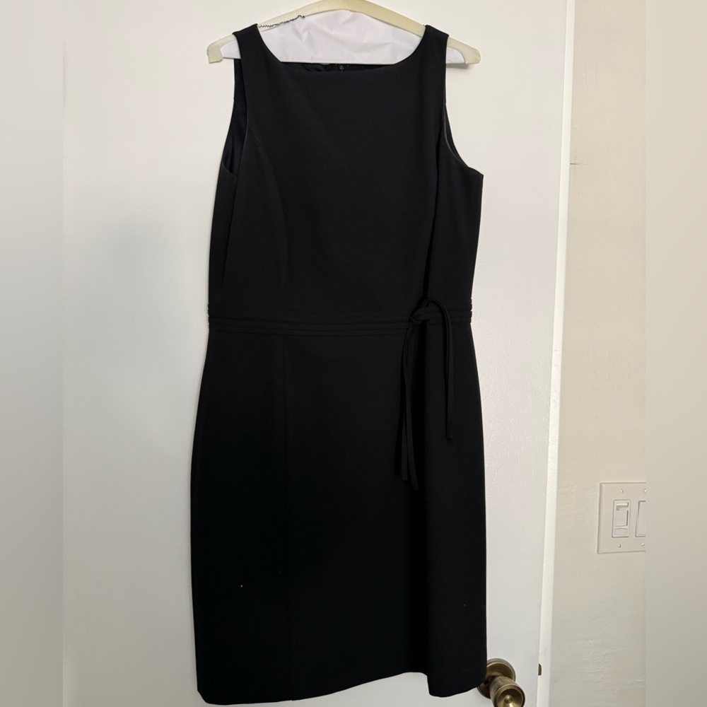 Ann Taylor Black Midi Dress